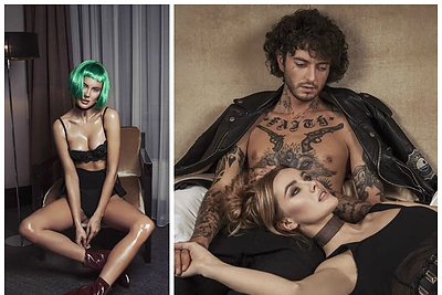 Rokenrolišką Akvilinos Ubartaitės fotosesiją įkvėpė Johnny Deppo ir Kate Moss nuotrauka