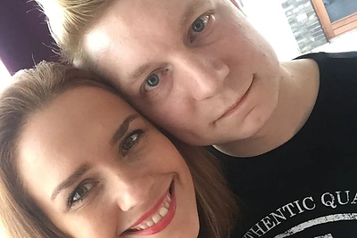 Gediminas Nadtočis-Natas su žmona / Asmeninė nuotr.