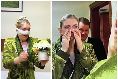 Andrius Šedžius šokiruotas: po nosies operacijos žmona Monika virto Rūta Ščiogolevaite