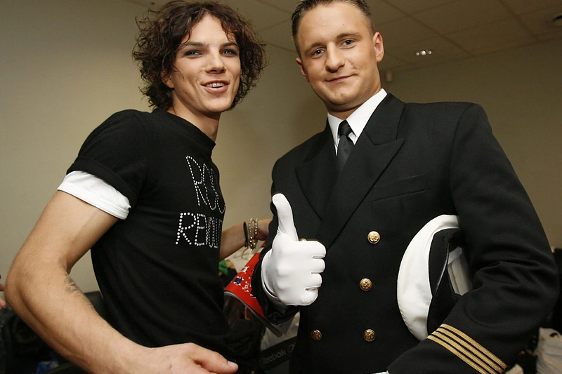 Algirdas Grudinskis-Grūdas ir Andrius Rimiškis