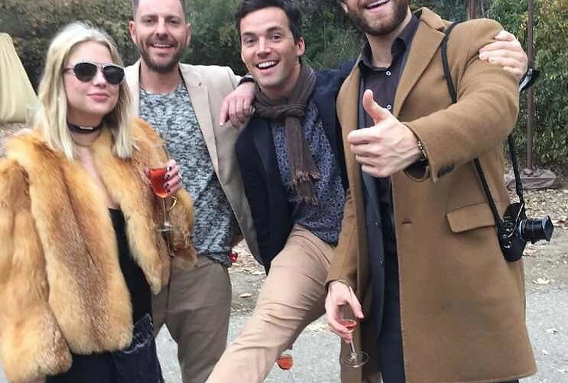 Troian Bellisario ir Patricko J. Adamso vestuvės