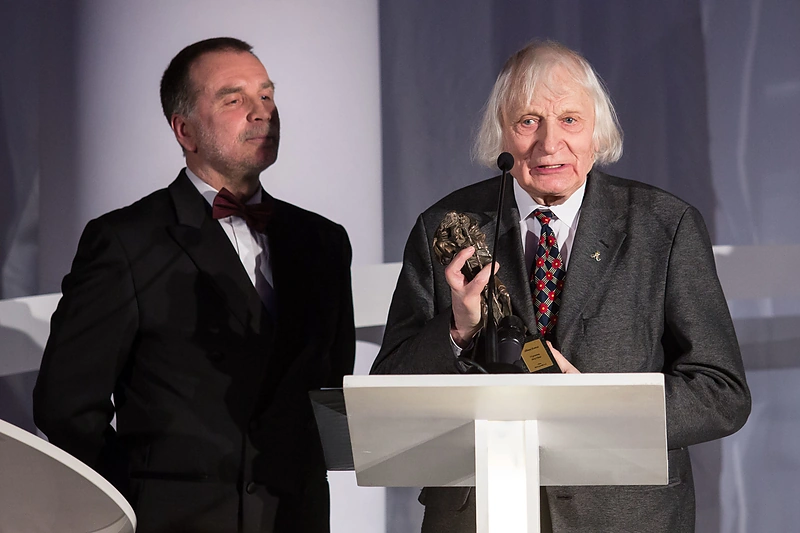 Už gyvenimą skirtą Vilniui apdovanotas Albinas Kentra / Luko Balandžio / 15min nuotr.