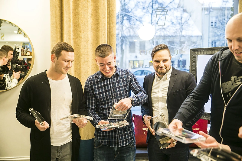 M.A.M.A. 2016 nominantų paskelbimo ceremonijos akimirka