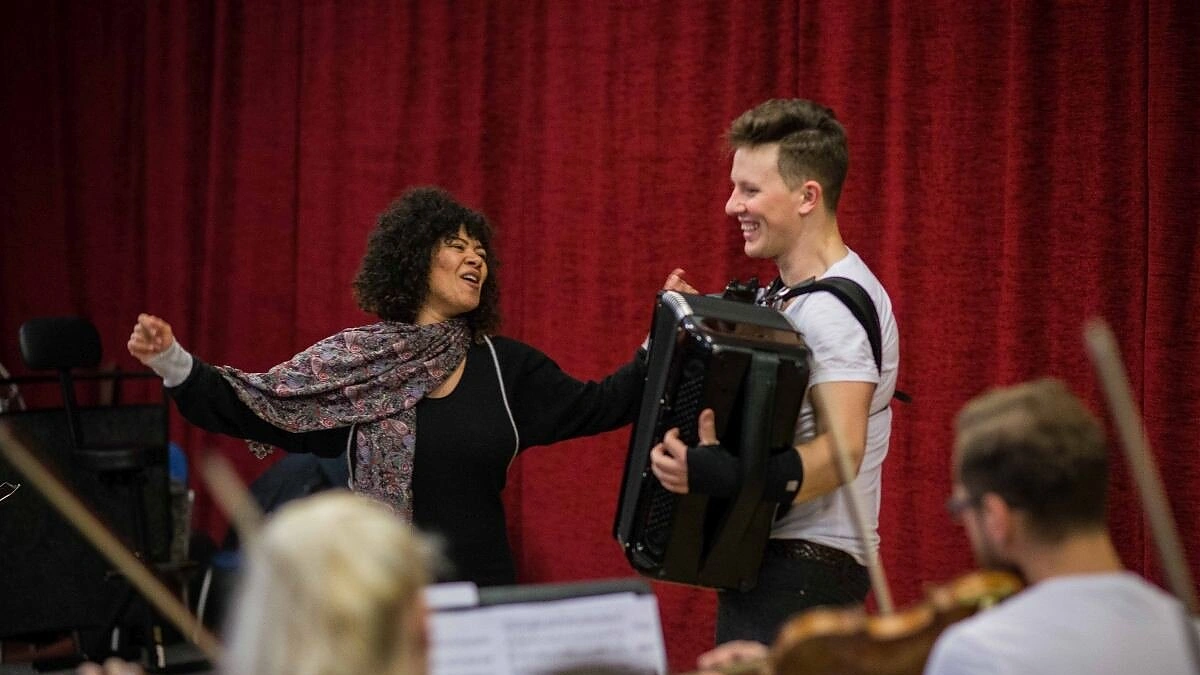 Martynas Levickis su Oneida Kunsunga-Vildžiūnienė