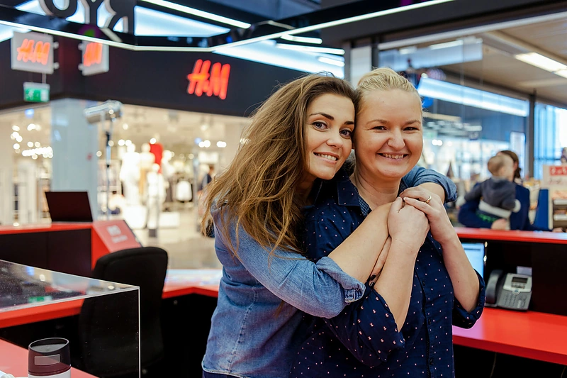 Eglė Skrolytė ir Rima Olberkytė-Stankus