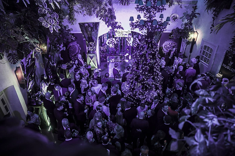 „Hublot“ kalėdinio vakarėlio akimirka