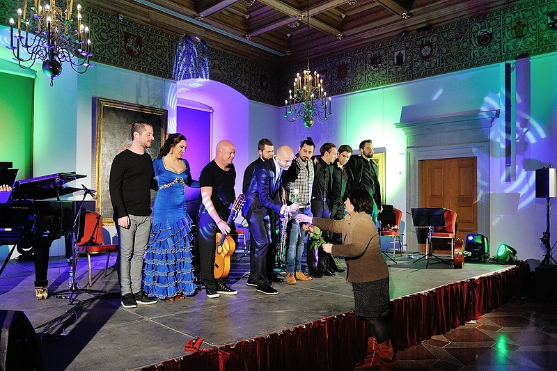 „Strings and Air“ koncerto akimirka