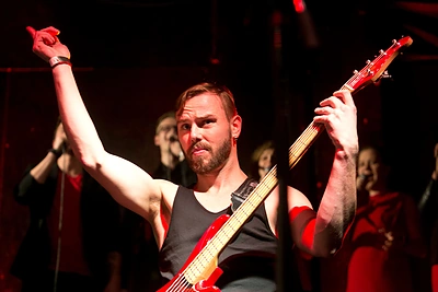 „Skamp" kalėdinio koncerto akimirka