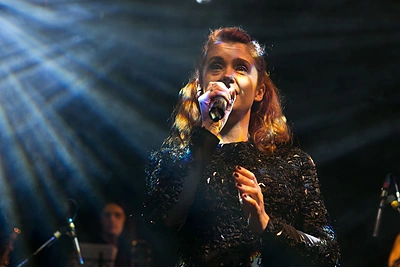 „Skamp" kalėdinio koncerto akimirka