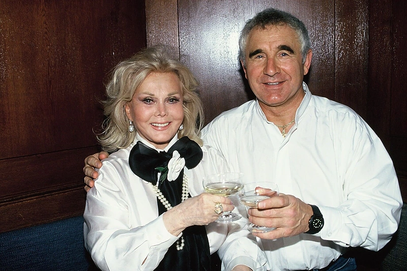 Zsa Zsa Gabor ir jos vyras Fredericas von Anhaltas (1999 m.)