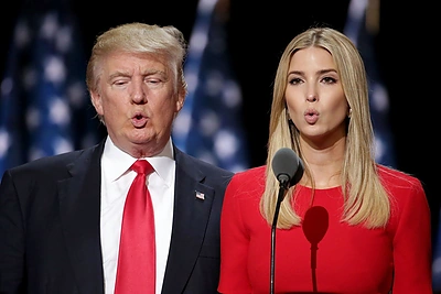 Donaldas Trumpas su dukra Ivanka Trump