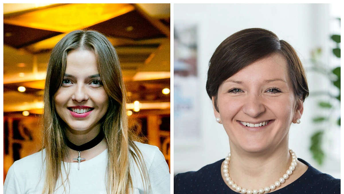 Vaida Skaisgirė ir Austėja Landsbergienė