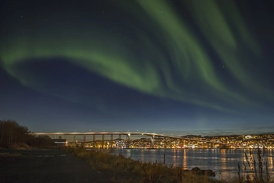 Šiaurės pašvaistė Trumsėje, Norvegijoje