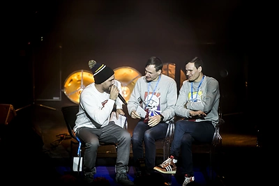 Lietuvos hiphopo muzikos apdovanojimų akimirka