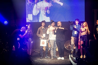 Lietuvos hiphopo muzikos apdovanojimų akimirka