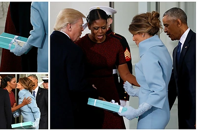Melanios Trump dovana sutrikdė Michelle Obamą: nežinojo, kur dėti „Tiffany“ dėžutę
