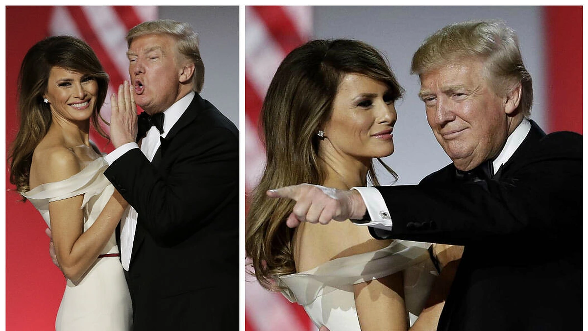 Donaldas Trumpas ir Melania Trump