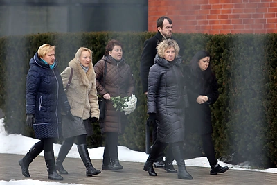 Egidijaus Sidaro laidotuvių akimirka