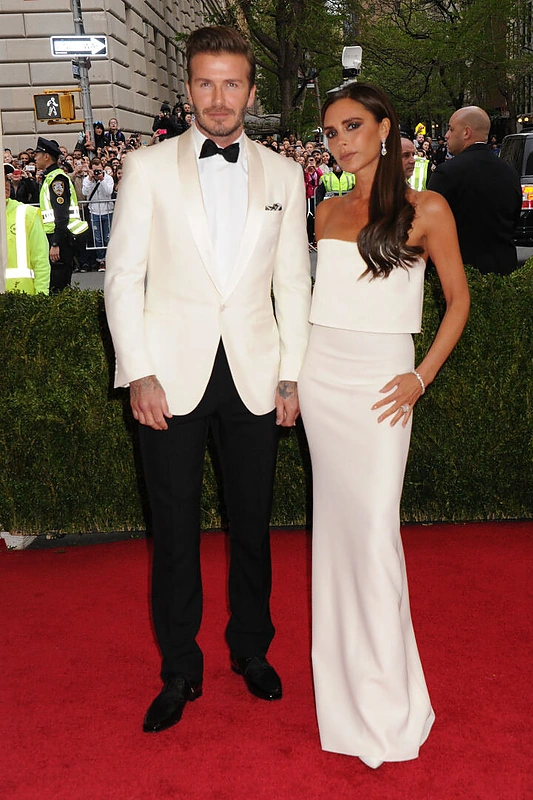 Victoria ir Davidas Beckhamai.