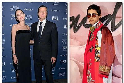Bradas Pittas atsisako mokėti alimentus, Angelina Jolie paguodą rado kito vyro draugijoje