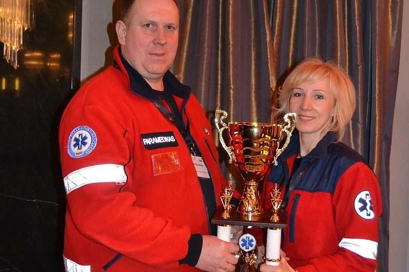 Tarptautinėse paramedikų varžybose iškovojo pirmąją vietą