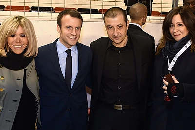 Emmanuelio Macrono žmona Brigitte Trogneux vyresnė už jį 24 metais