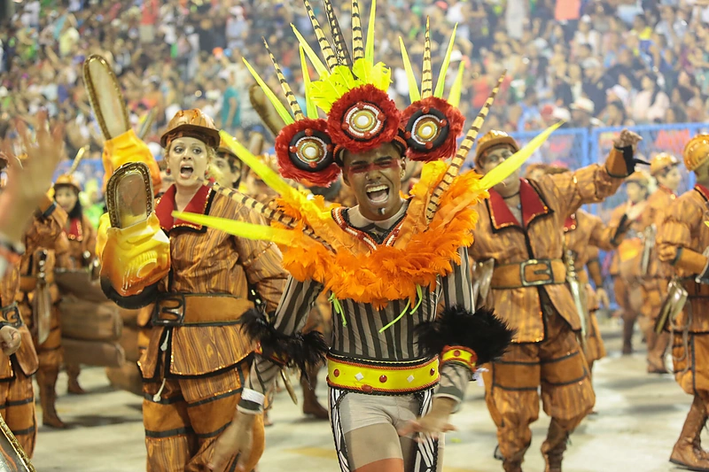 Rio de Žaneiro karnavalo akimirkos