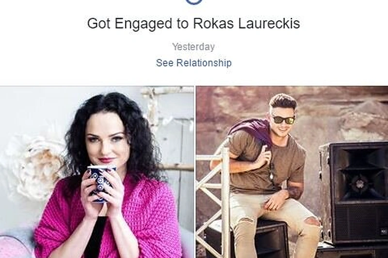 Aidos ir Roko sužadėtuvės