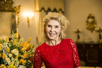 Kokteilių vakaro Kazickų rezidencijoje akimirka