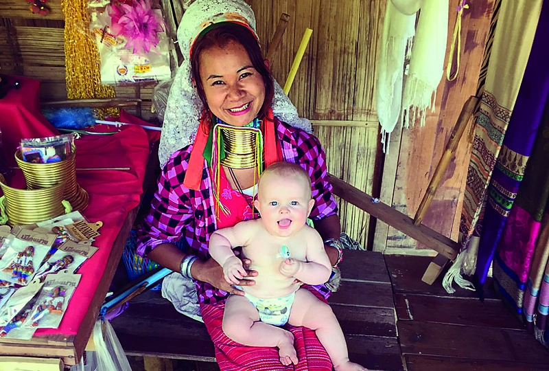 Gintarė Valaitytė-Bikuvienė su šeima atostogavo Tailande