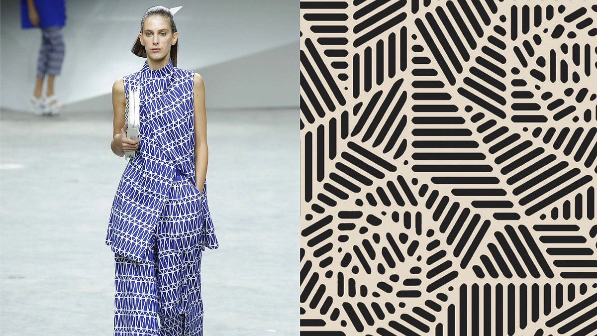 „Issey Miyake“ pavasaris-vasara'17 / Sarah Bagshaw „Surface Pattern“