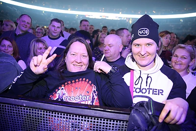 Scooter, 2UNLIMITED ir DJ SASH koncerto akimirka