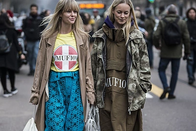 Milano mados savaitė, gatvės stilius