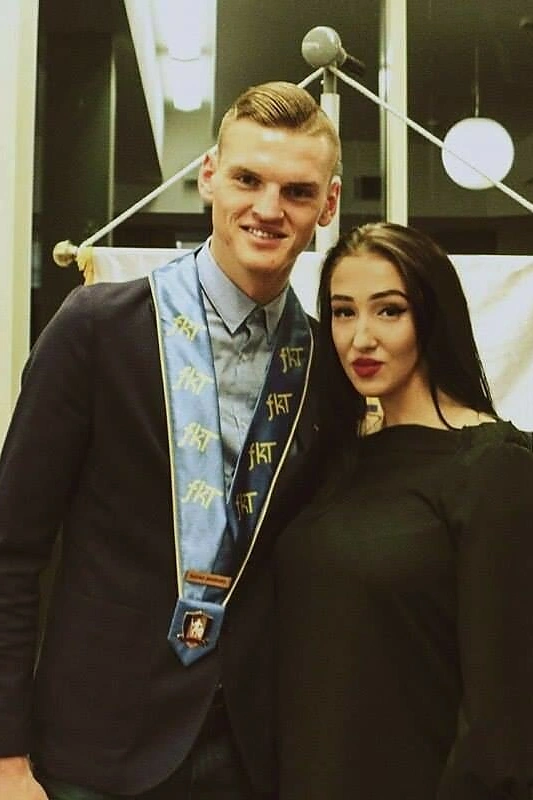Justinas Januševskis su žmona Dalia