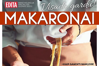 „Viva la pasta!“ – skelbia naujas žurnalas „Makaronai“