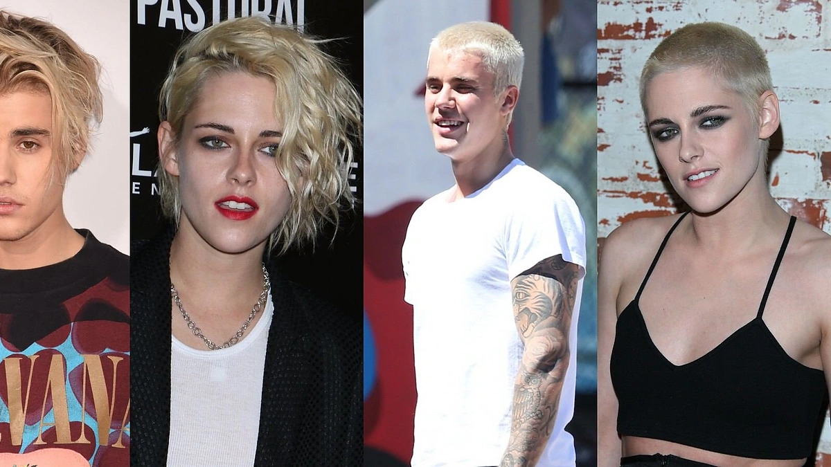 Justinas Bieberis ir Kristen Stewart