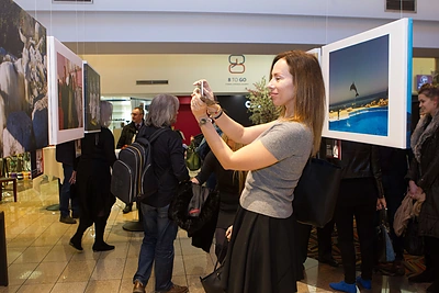 Parodos „Mano geriausias kadras. Vyrai“ atidarymo akimirka