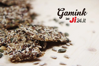 Traškūs sėklų duoniukai