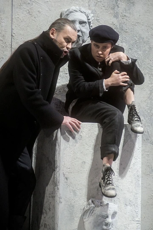 Lina Dambrauskaitė ir Jevgenijus Ulanovas operoje "Pelėjas ir Melisanda"