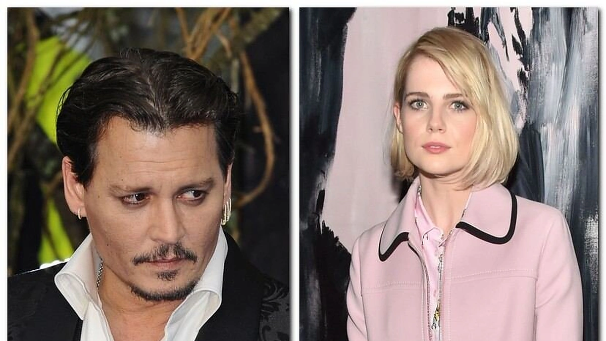 Johnny Deppas ir Lucy Boynton