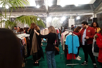 Lisabonos mados savaitės metu buvo surengti drabužių mainai