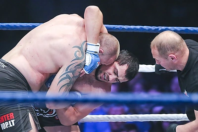 Pasaulio pankrationo čempionas Tomas Pakutinskas ringe