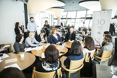 Konkurso „30 geriausių restoranų“ pristatymo akimirka