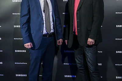 Naujo "Samsung" telefono modelio pristatymo akimirka