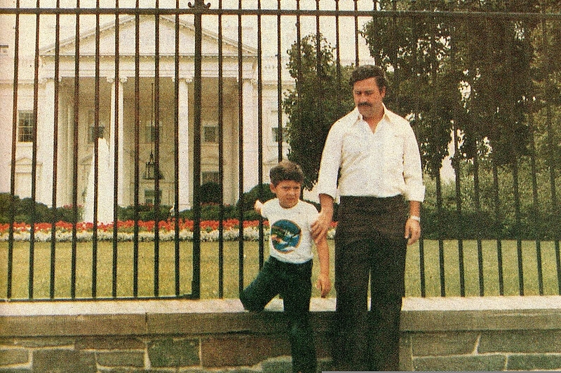 Pablo Escobaras su sūnumi