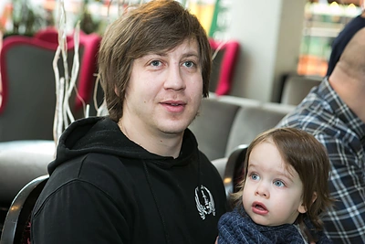 Velykinio labdaros renginio akimirka