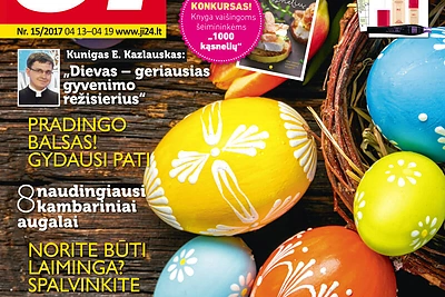 Su Jumis sveikinasi velykinis žurnalo „Ji“ numeris!