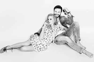Karolina Toleikytė ir Vaidas Baumila tapo „Denim Dream“ modeliais