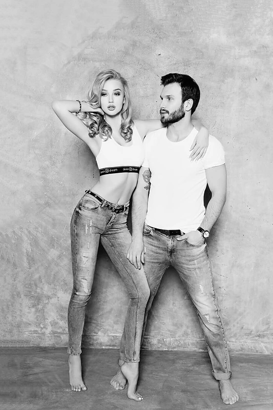 Karolina Toleikytė ir Vaidas Baumila tapo „Denim Dream“ modeliais