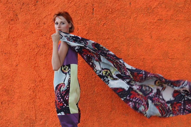 Šilkas įkvėpė kūrybai